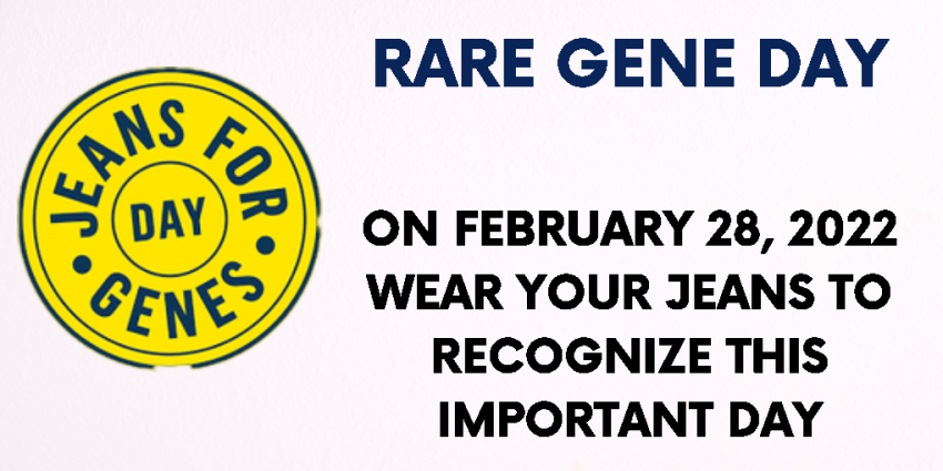 Wear Jeans for Rare Gene Day
